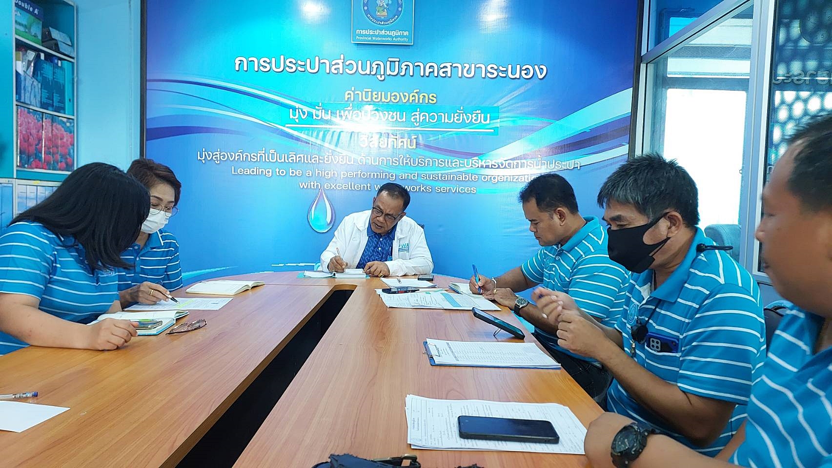 กปภ.สาขาระนอง จัดกิจกรรมสนทนายามเช้า (Morning Talk) ประจำเดือนมกราคม 2567