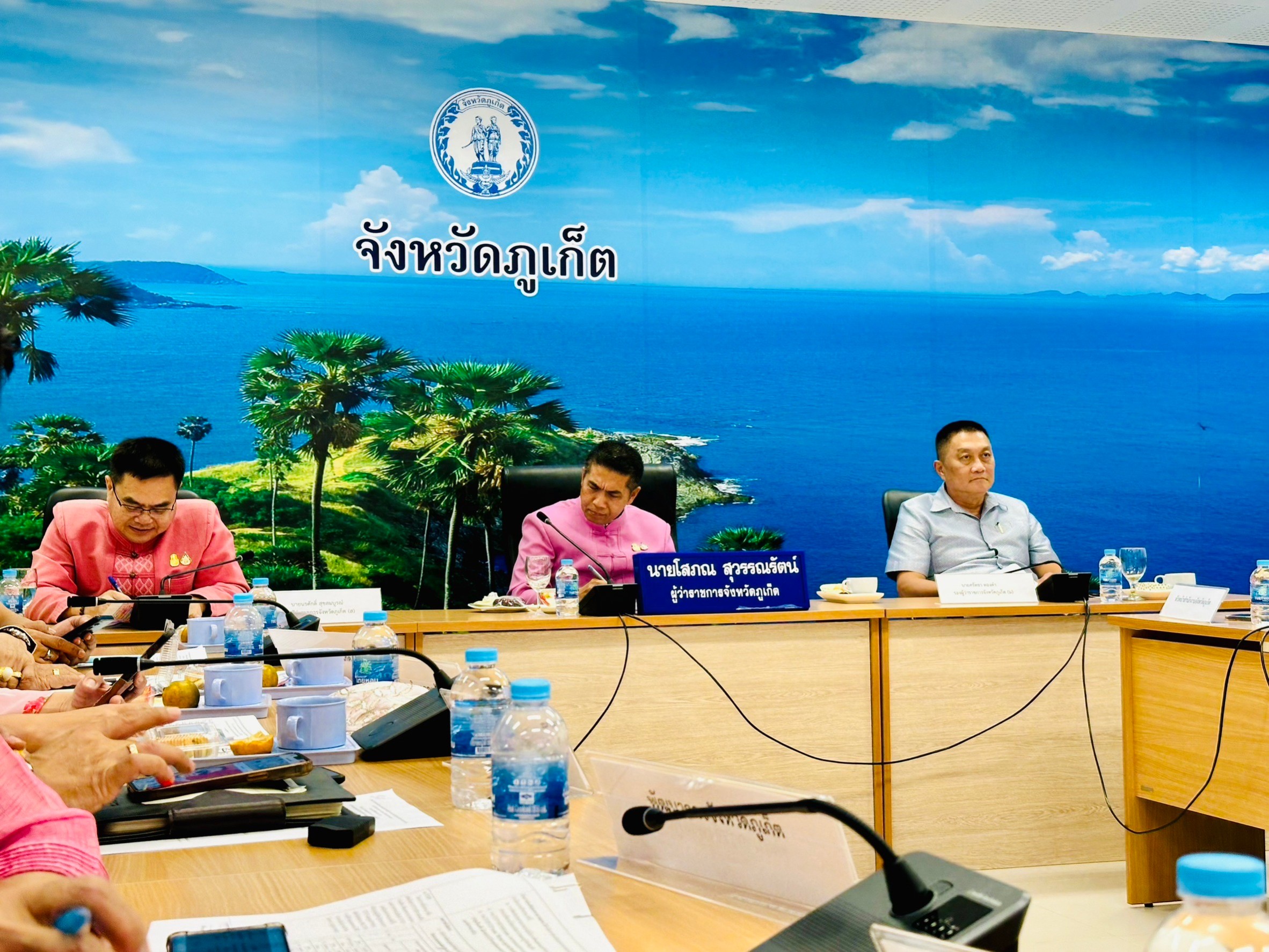 กปภ.ภูมิภาคสาขาภูเก็ต เข้าร่วมประชุมขับเคลื่อนและติดตามนโยบายของรัฐบาล และภารกิจสำคัญของปลัดกระทรวงมหาดไทยประจำปีงบประมาณ พ.ศ. 2567 (เดือน มกราคม 2567)