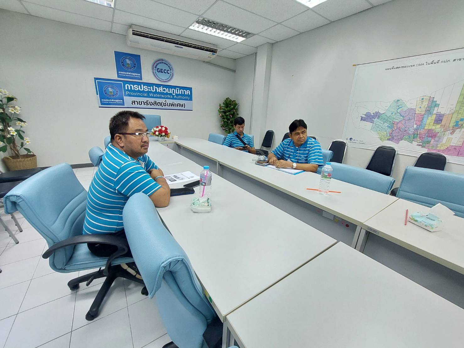 กปภ.สาขารังสิต(พ) ร่วมประชุมภารกิจคณะทำงานขับเคลื่อนภารกิจยุทธศาสตร์ควบคุมน้ำสูญเสีย