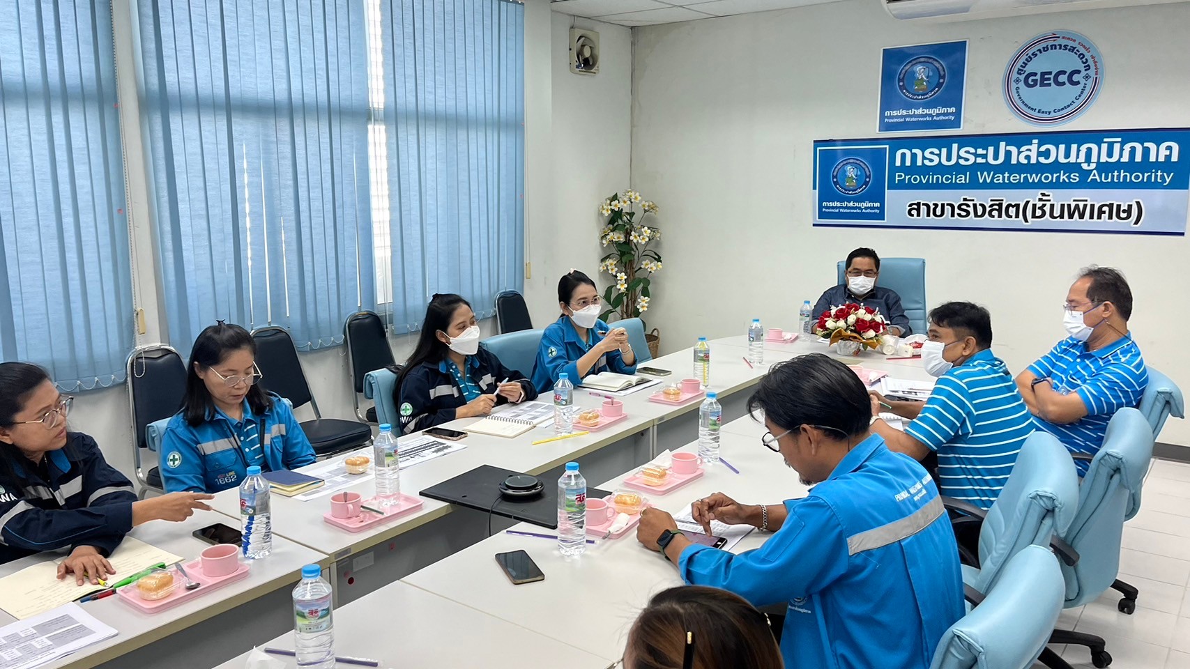 การประปาส่วนภูมิภาคสาขารังสิต(ชั้นพิเศษ) จัดกิจกรรมสนทนายามเช้า (Morning Talk) ประจำเดือน มกราคม 2567