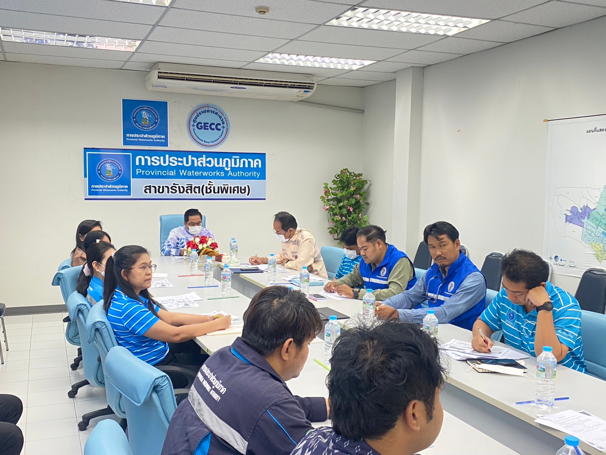 กปภ.สาขารังสิต(พ) จัดประชุมทบทวน WSP & PM ประจำปี 2566 พร้อมปรับปรุงแผนการดำเนินงานประจำปี 2567 (2/2567)