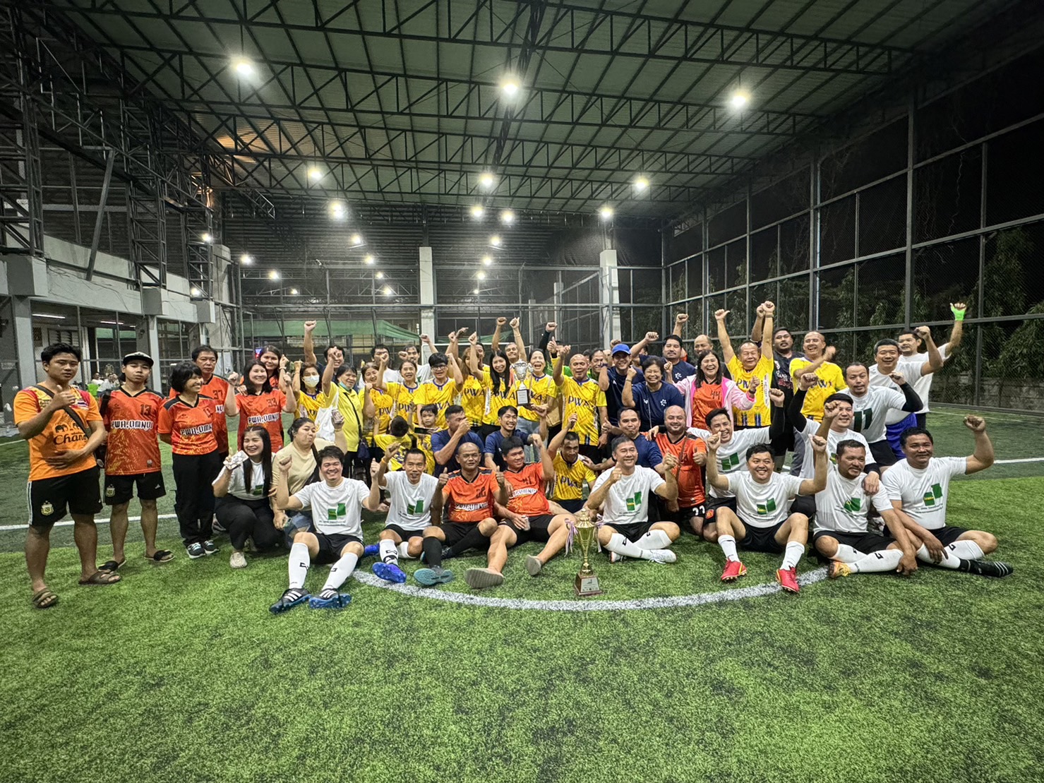 การประปาส่วนภูมิภาคสาขาสามพราน ร่วมจัดกิจกรรมแข่งขันฟุตบอลเชื่อมความสามัคคี