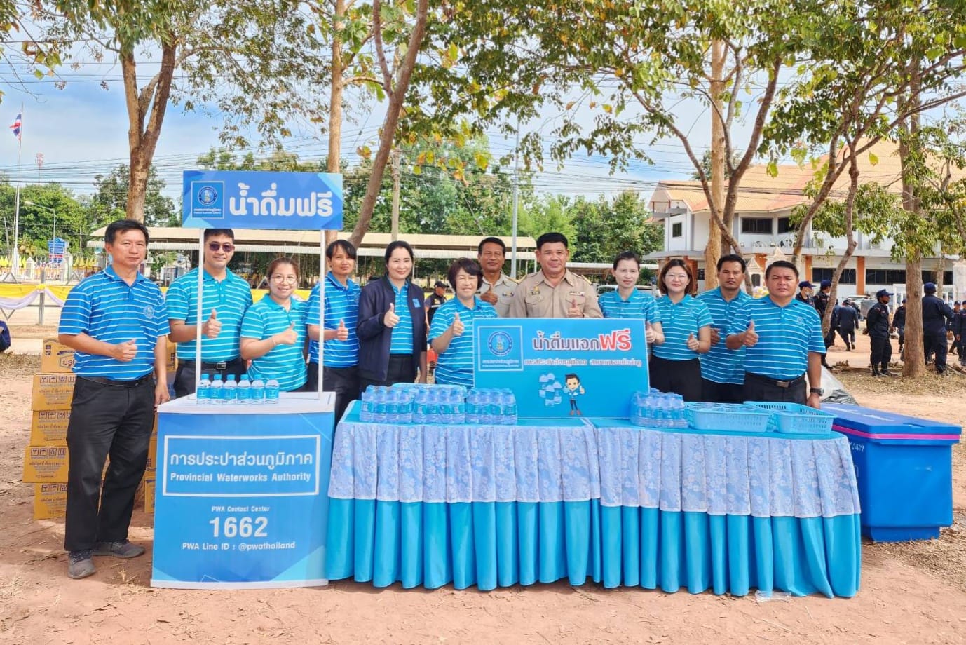 กปภ.ข.7 และ กปภ.สาขาหนองบัวลำภู ร่วมให้การต้อนรับนายกรัฐมนตรี และคณะ ในการประชุมคณะรัฐมนตรีอย่างเป็นทางการนอกสถานที่ ครั้งที่ 1/2566