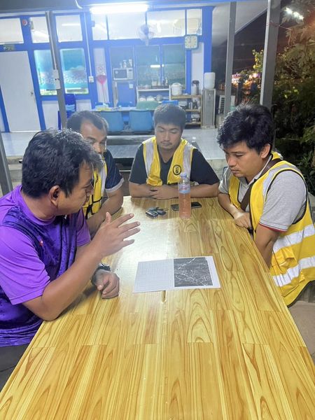 การประปาส่วนภูมิภาคสาขาอ่าวลึก ลงพื้นที่ทำ Step Test ออกสำรวจค้นหาท่อแตก รั่ว