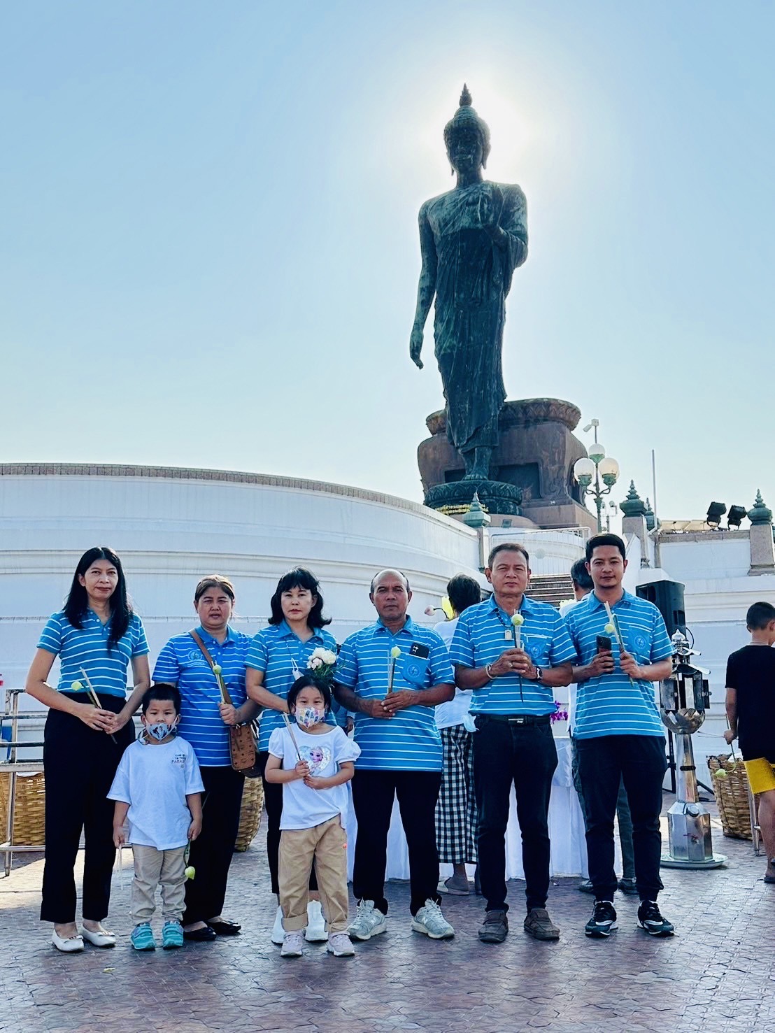 กปภ.สาขาสามพราน เวียนเทียนเนื่องในวันมาฆาบูชา