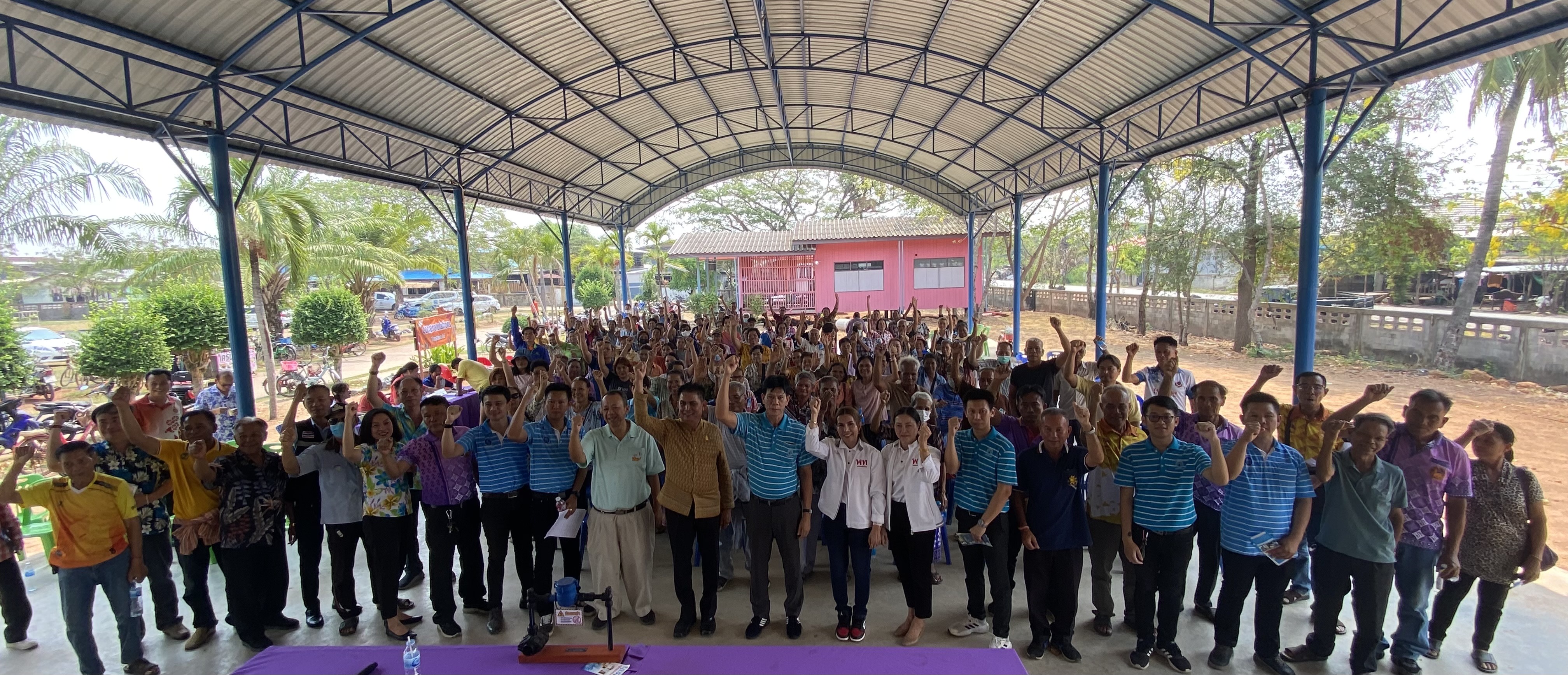 การประปาส่วนภูมิภาคสาขาขอนแก่น (พ) ร่วมกับ การประปาส่วนภูมิภาคเขต 6 ประชุมประชาพิจารณ์เพื่อขยายเขตจำหน่ายน้ำประปา ต.บ้านหว้า อ.เมือง จ.ขอนแก่น
