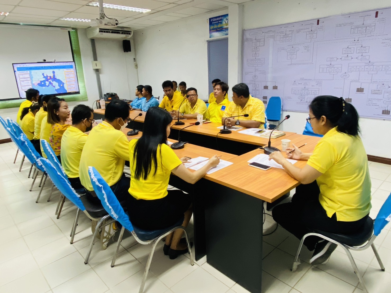 การประปาส่วนภูมิภาคสาขากระบี่ ประชุมรับมอบนโยบายผู้บริหาร พร้อมจัดกิจกรรมสนทนายามเช้า (MORNING TALK) ครั้งที่ 7 ประจำปี 2567 และประชุมติดตามแผนการดำเนินงานศูนย์ราชการสะดวก (Government Easy Contact Center:GECC ) ประจำปี 2567
