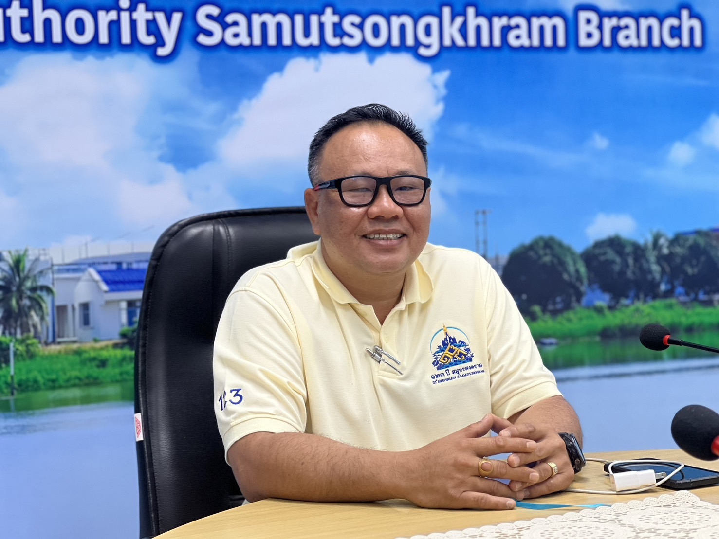 กปภ.สาขาสมุทรสงคราม ร่วมเปิดงานวัน Step Test Day 22 เมษายน 2567 ผ่านระบบสื่ออิเล็กทรอนิกส์
