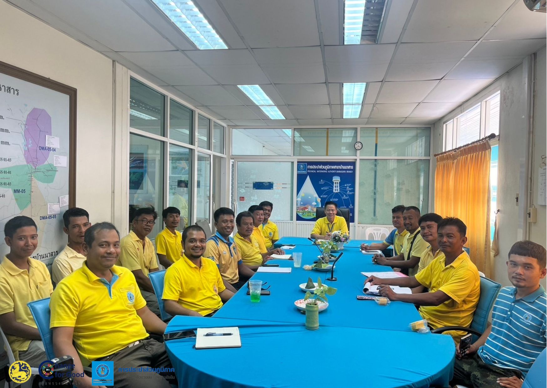 การประปาส่วนภูมิภาคสาขาบ้านนาสาร จัดกิจกรรมสนทนายามเช้า (Morning Talk) ครั้งที่ 8/2567 ประจำเดือน พฤษภาคม 2567