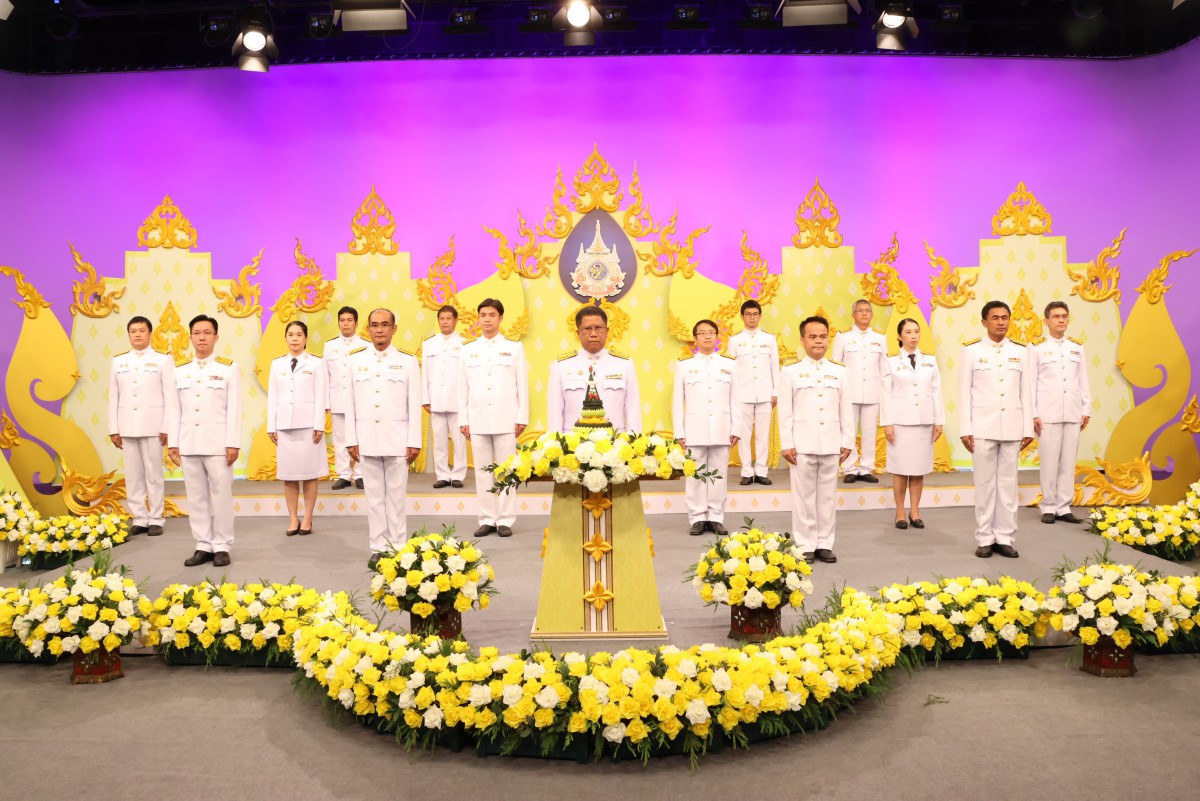 ผู้บริหาร กปภ.ข.9 และ กปภ.สาขา ร่วมบันทึกเทปถวายพระพร เนื่องในโอกาสมหามงคลวันเฉลิมพระชนมพรรษา พระบาทสมเด็จพระวชิรเกล้าเจ้าอยู่หัว รัชกาลที่ 10