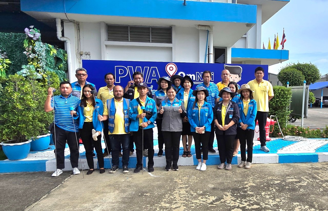 กปภ.สาขาอ้อมน้อย ลงพื้นที่ทำกิจกรรมลดน้ำสูญเสียเชิงรุก (ALC)