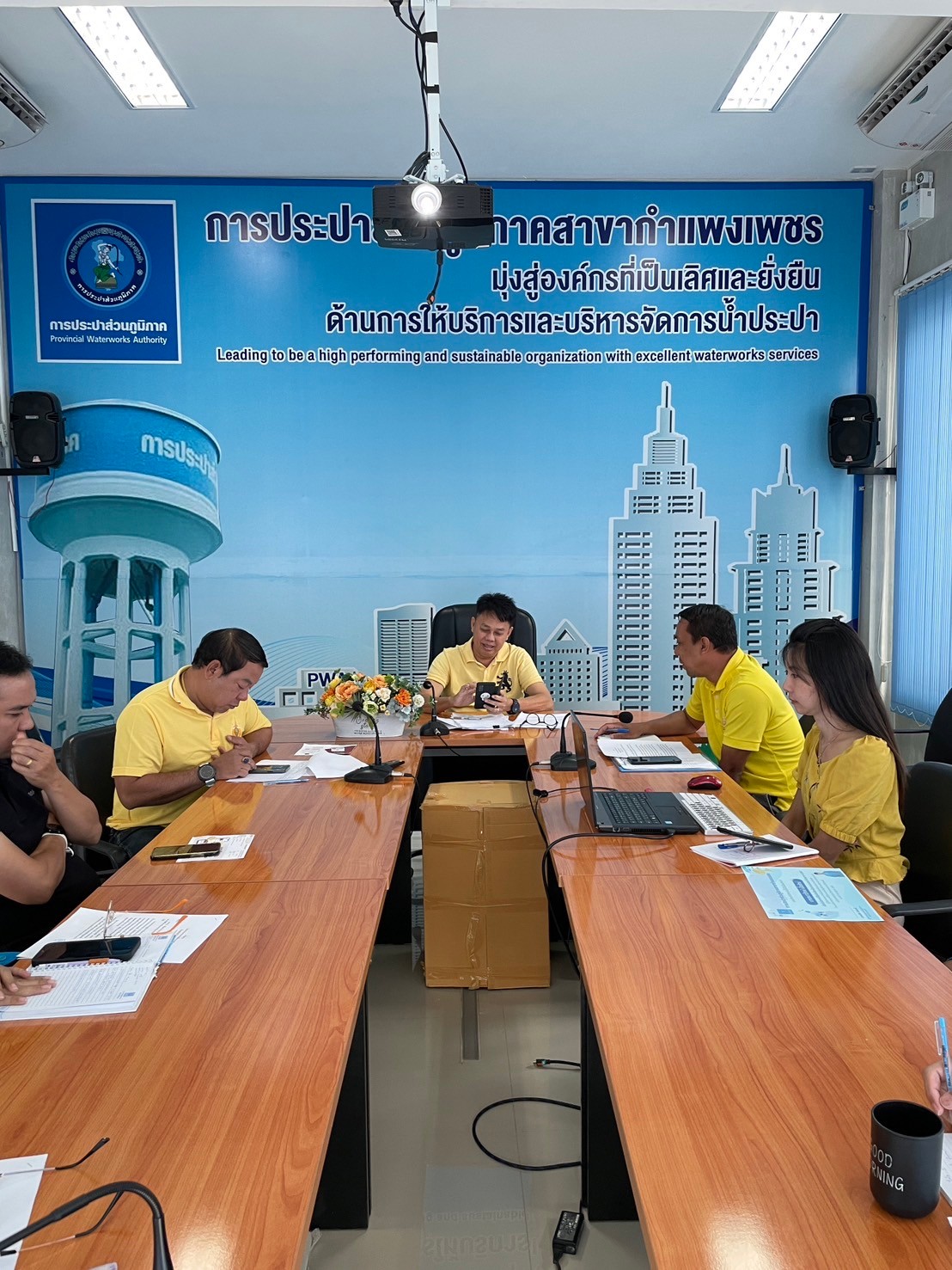 กปภ.สาขากำแพงเพชร สื่อสาร Morning Talk ดึง STRIVER สร้างพลังร่วมกันเพื่อผลสำเร็จขององค์กรสู่ความยั่งยืน พร้อมชูทีมงาน " กล้าดี " ลงสนาม "ผู้มีความมุ่งมั่น ไม่ท้อถอย"
