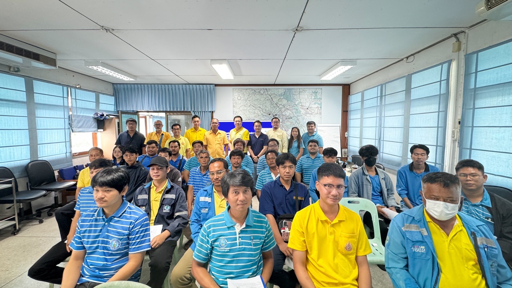 กปภ.สาขาตราด ร่วมอบรมภายใต้โครงการประชุมให้ความรู้ความเข้าใจการใช้งานคลอรีนเหลวและซักซ้อมเหตุแก๊สคลอรีนรั่วไหล ประจำปี 2567