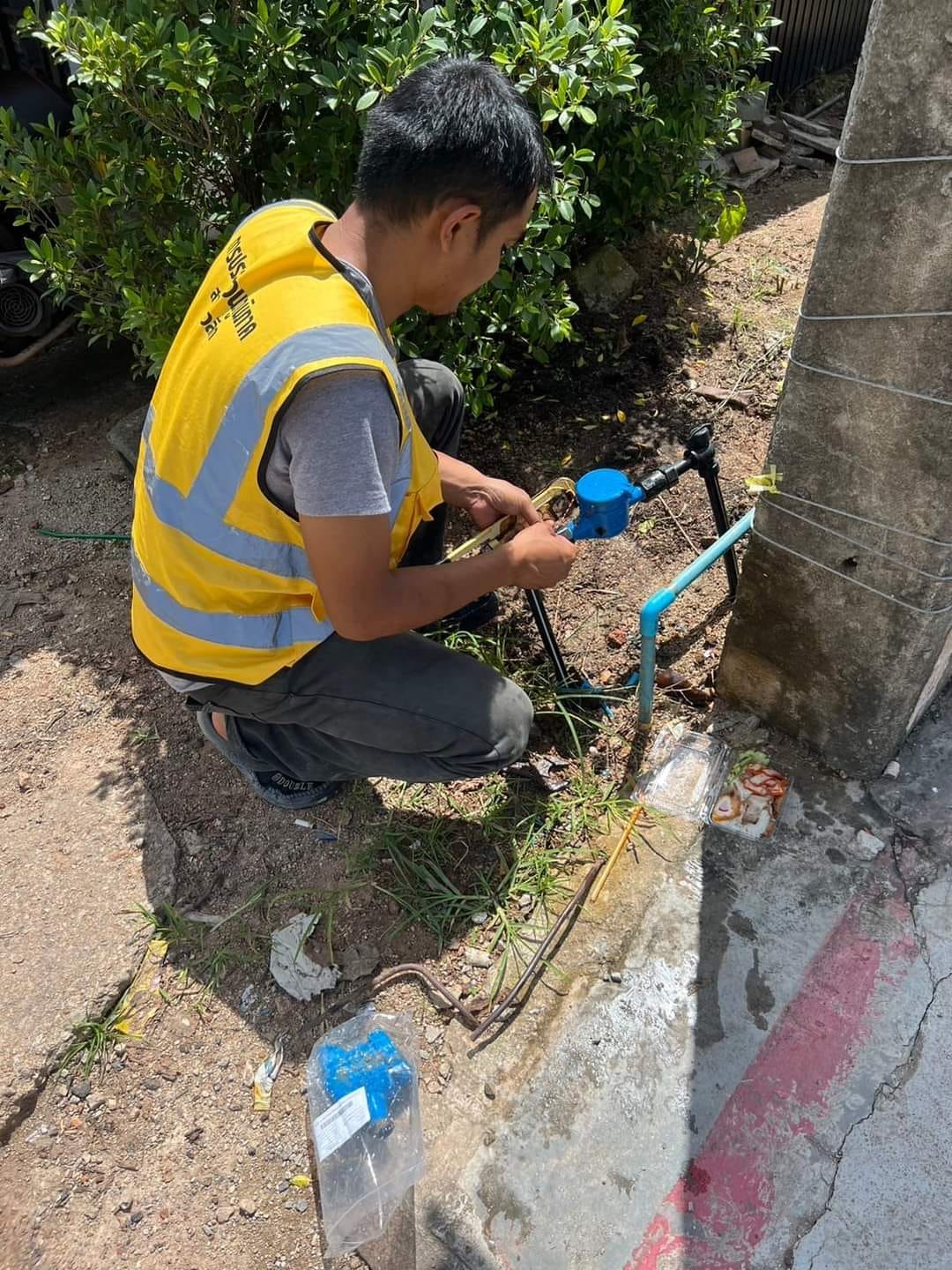 การประปาส่วนภูมิภาคสาขาอ่าวลึก ลงพื้นที่​ตรวจสอบมาตรวัดน้ำมาตรวัดน้ำ 0 หน่วย มาตรวัดน้ำชำรุด และมาตรตาย