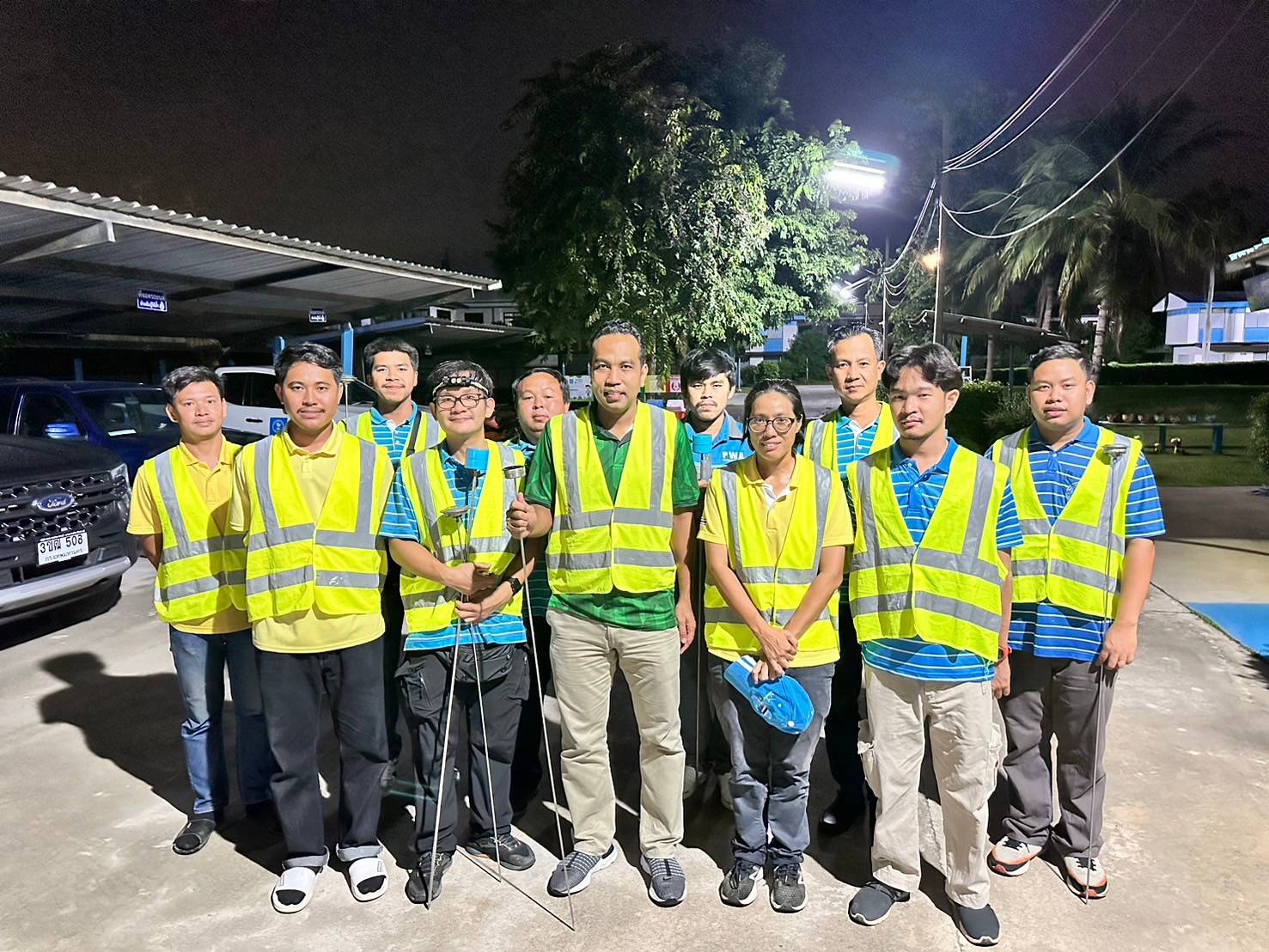 กปภ.สาขาท่ามะกาลงพื้นที่สำรวจหาท่อแตกท่อรั่ว