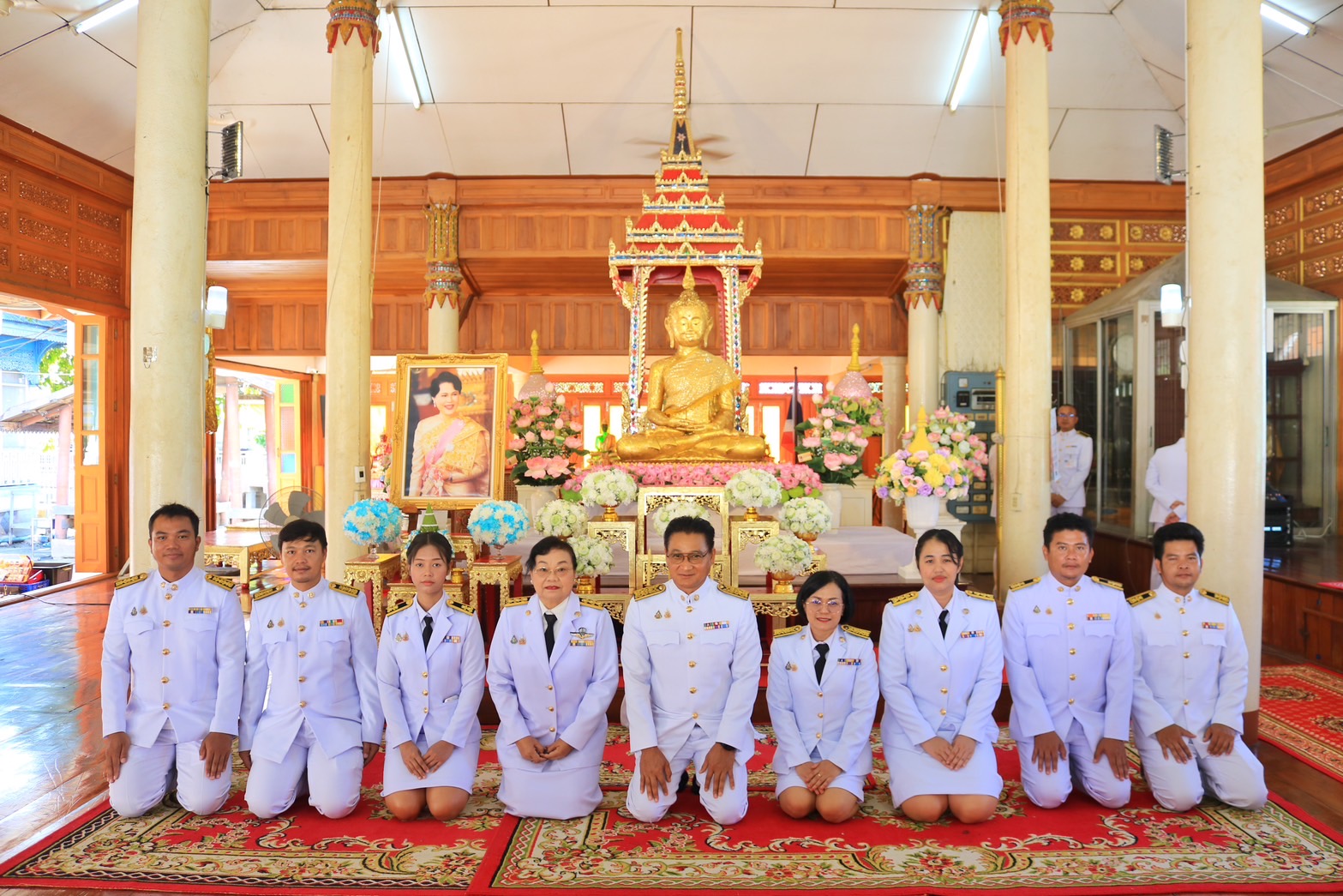 กปภ.สาขาปทุมธานี ร่วมพิธีเจริญพระพุทธมนต์สมโภชพระพุทธรูปสำคัญประจำจังหวัด พระปทุมธรรมราช เฉลิมพระเกียรติพระบาทสมเด็จพระนางเจ้าสิริกิติ์ พระบรมราชินีนาถ พระบรมราชชนนีพันปีหลวง เนื่องในวันเฉลิมพระชนมพรรษา 12 สิงหาคม 2567