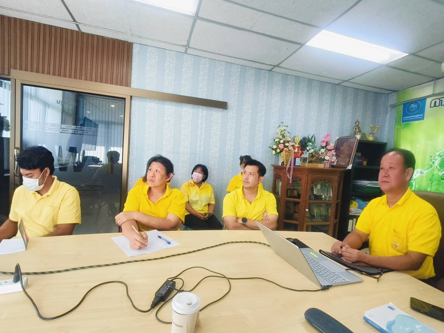 กปภ. สาขาเลาขวัญ จัดกิจกรรมสนทนายามเช้า (Morning Talk) ประจำเดือน สิงหาคม 2567 ครั้งที่ 11/2567 ณ ห้องประชุมเลาขวัญ