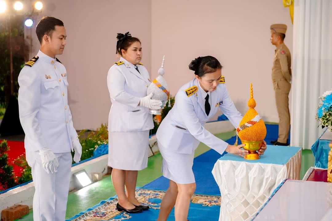 การประปาส่วนภูมิภาคสาขาบางสะพาน ร่วมพิธีเฉลิมพระเกียรติสมเด็จพระนางเจ้าสิริกิติ์ พระบรมราชินีนาถ พระบรมราชชนนีพันปีหลวง เนื่องในโอกาสวันเฉลิมพระชนมพรรษา 12 สิงหาคม 2567