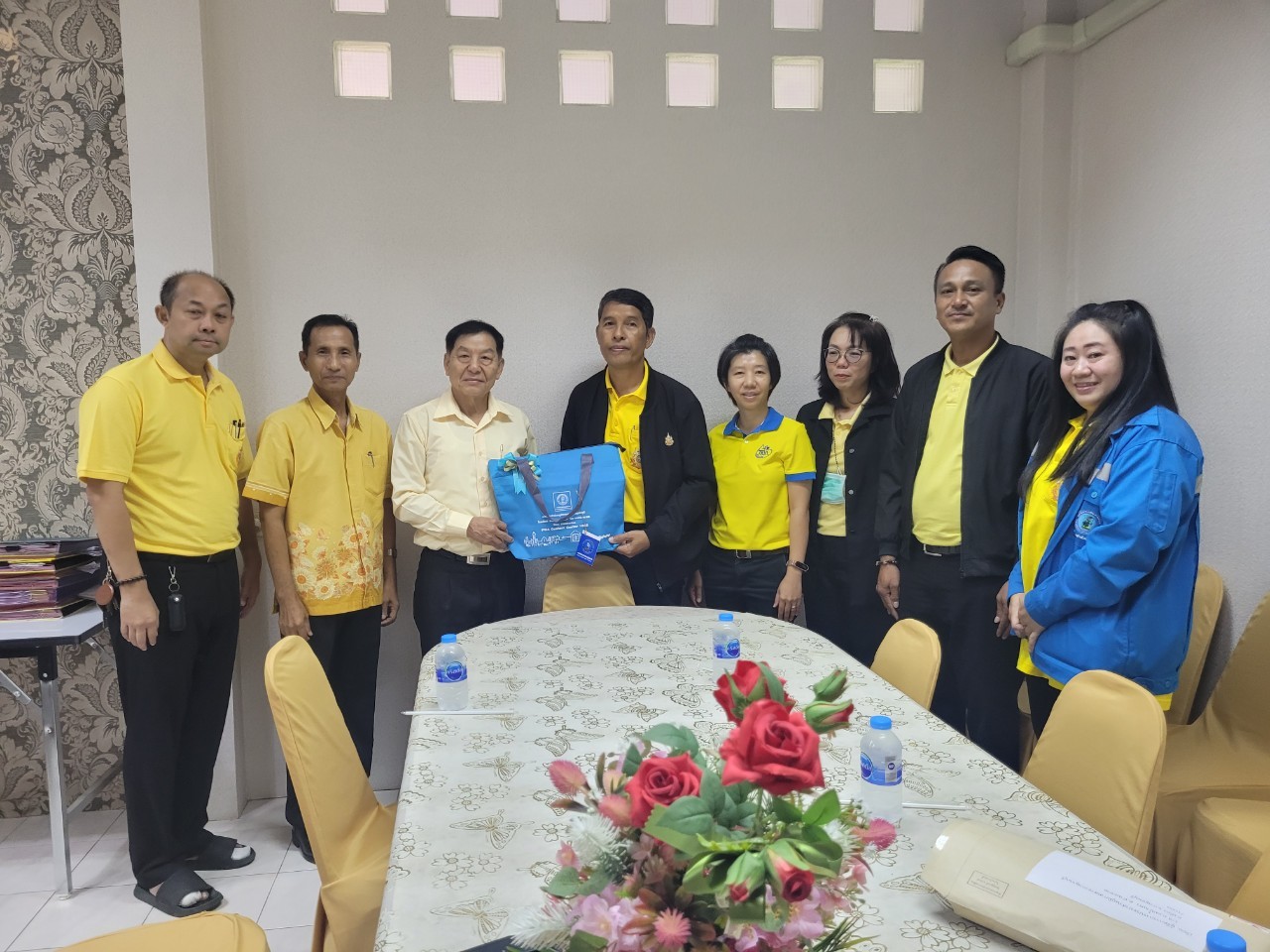 กปภ.สาขากาญจนบุรี เข้าแนะนำตัวกับหน่วยงานราชการ