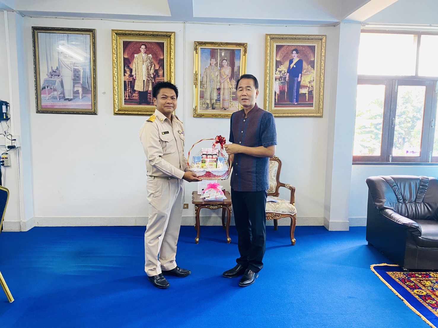 ผู้จัดการการประปาส่วนภูมิภาคสาขาบางสะพาน เข้าพบสวัสดีและรายงานตัว เนื่องในโอกาสย้ายมาดำรงตำแหน่งใหม่ ณ การประปาส่วนภูมิภาคสาขาบางสะพาน