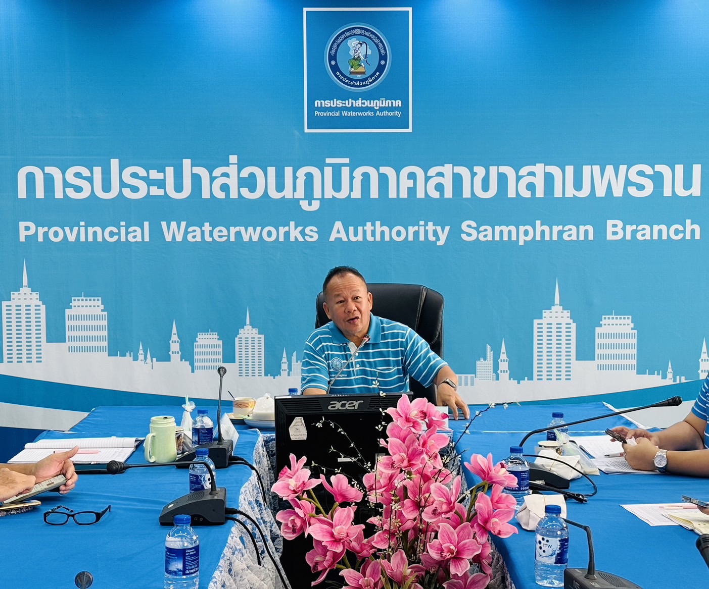 กปภ.สาขาสามพราน จัดกิจกรรม Morning Talk ครั้งที่ 1/2568 ประจำเดือน ตุลาคม 2567