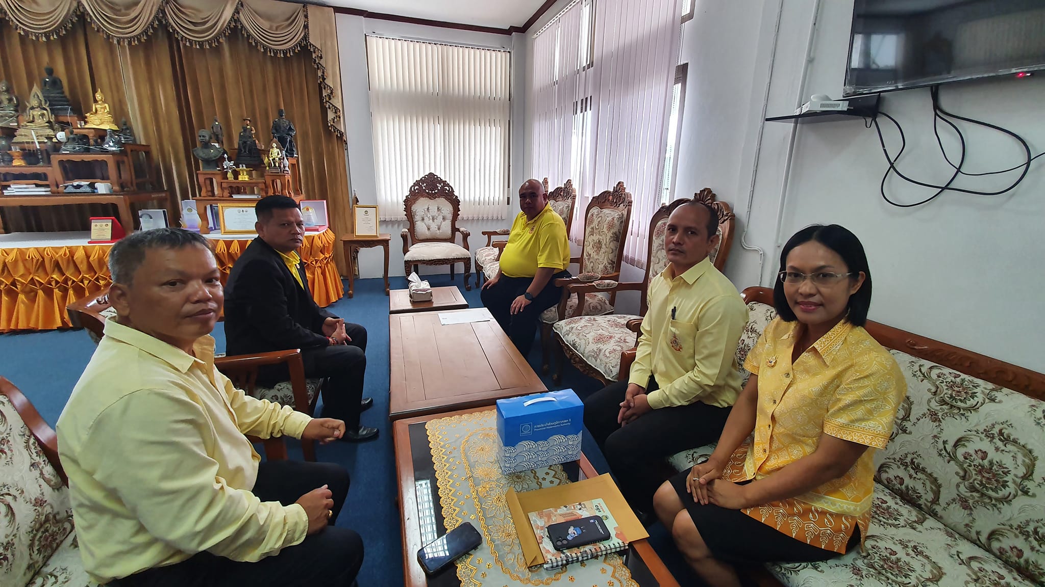 ผู้จัดการการประปาส่วนภูมิภาคสาขาระโนด เข้าพบนายอำเภอระโนด และหัวหน้าส่วนราชการ ในโอกาสเข้ารับดำรงตำแหน่งใหม่