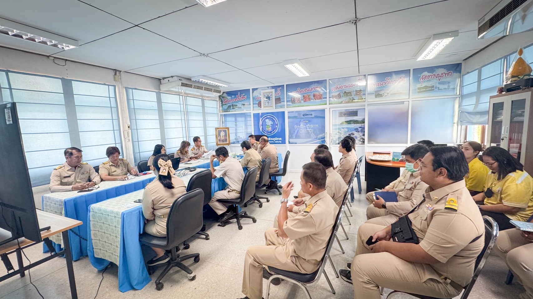 การประปาส่วนภูมิภาคสาขาตราด จัดกิจกรรมประชุม morning talk ครั้งที่ 1/2568
