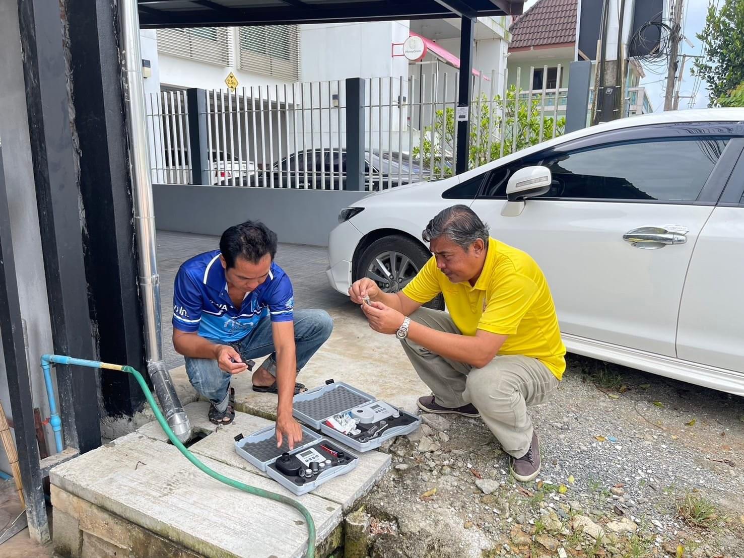 การประปาส่วนภูมิภาคสาขาอ่าวลึก ออกพื้นที่ตรวจสอบคุณภาพน้ำประปา ตรวจวัดค่าคลอรีน ค่าความขุ่นในน้ำประปา ในพื้นที่ อ.ปลายพระยา และ อ.อ่าวลึก จ.กระบี่