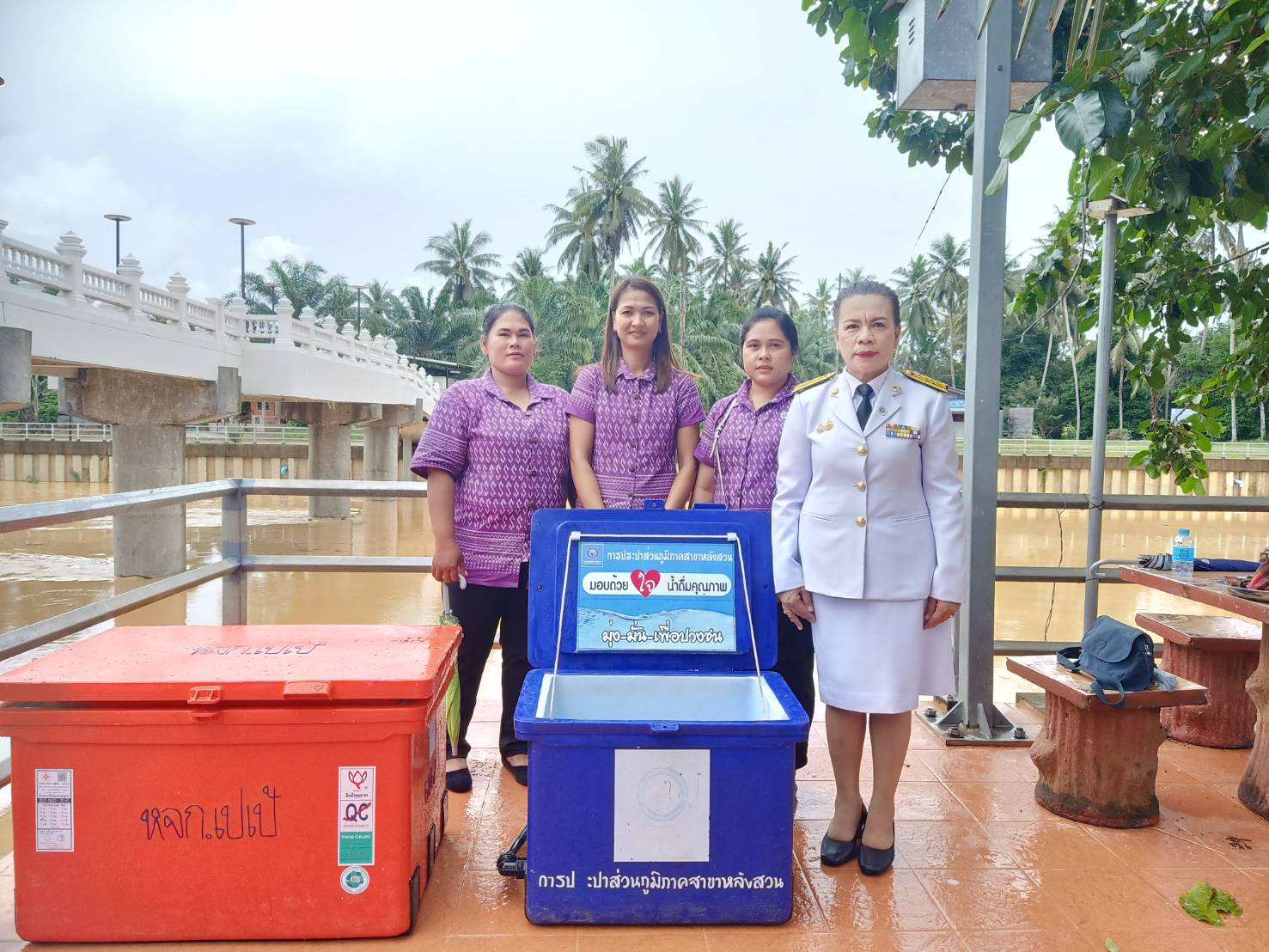 การประปาส่วนภูมิภาคสาขาหลังสวน เข้าร่วมรับเสด็จฯ สมเด็จพระกนิษฐาธิราชเจ้า กรมสมเด็จพระเทพรัตนราชสุดา ฯ สยามบรมราชกุมารี เสด็จพระราชดำเนินไปถวายผ้าพระกฐินสภากาชาดไทย ประจำปี 2567 ณ วัดพระบรมธาตุสวี อำเภอหลังสวน จังหวัดชุมพร