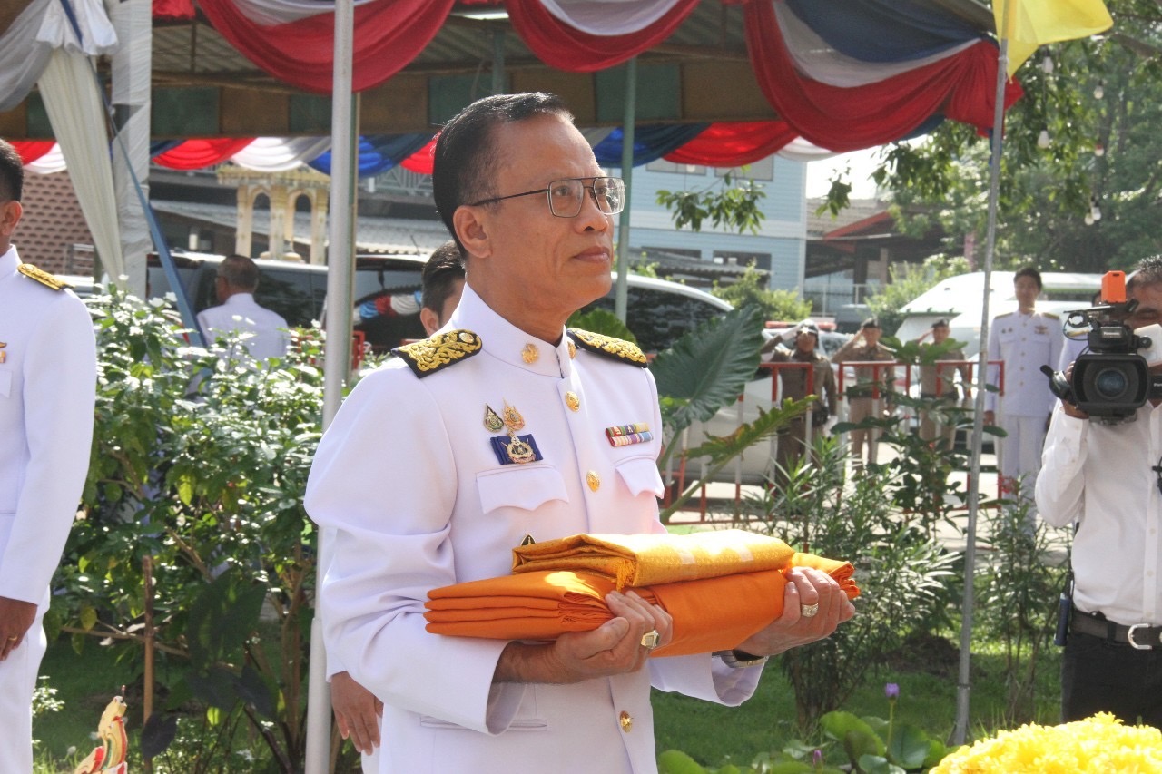 กปภ.ข.7 ร่วมถวายผ้าพระกฐินพระราชทาน ประจำปี 2567 ณ วัดบัวงาม จ.ราชบุรี