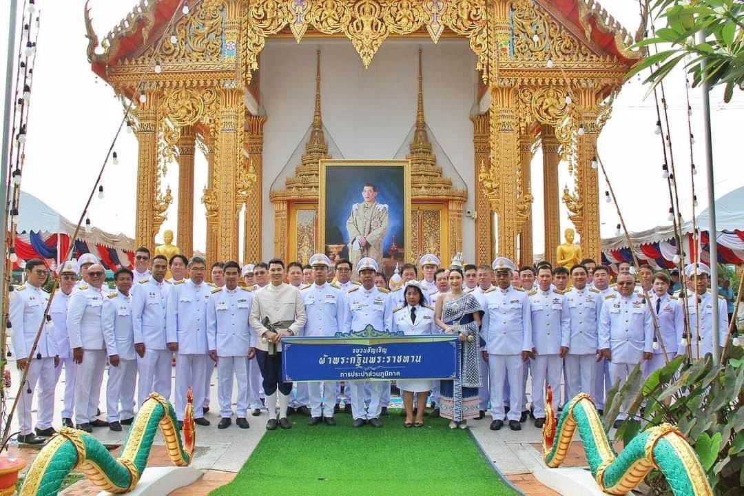 กปภ.สาขาบางสะพาน ร่วมพิธีสมโภชและถวายผ้าพระกฐินพระราชทานของการประปาส่วนภูมิภาค ประจำปี 2567 ณ วัดบัวงาม พระอารามหลวง จ.ราชบุรี