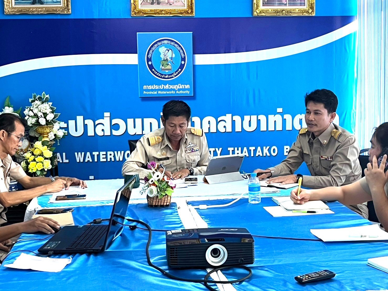 การประปาส่วนภูมิภาคสาขาท่าตะโก จัดกิจกรรม Morning Talk (สนทนายามเช้า) ครั้งที่ 2/2568