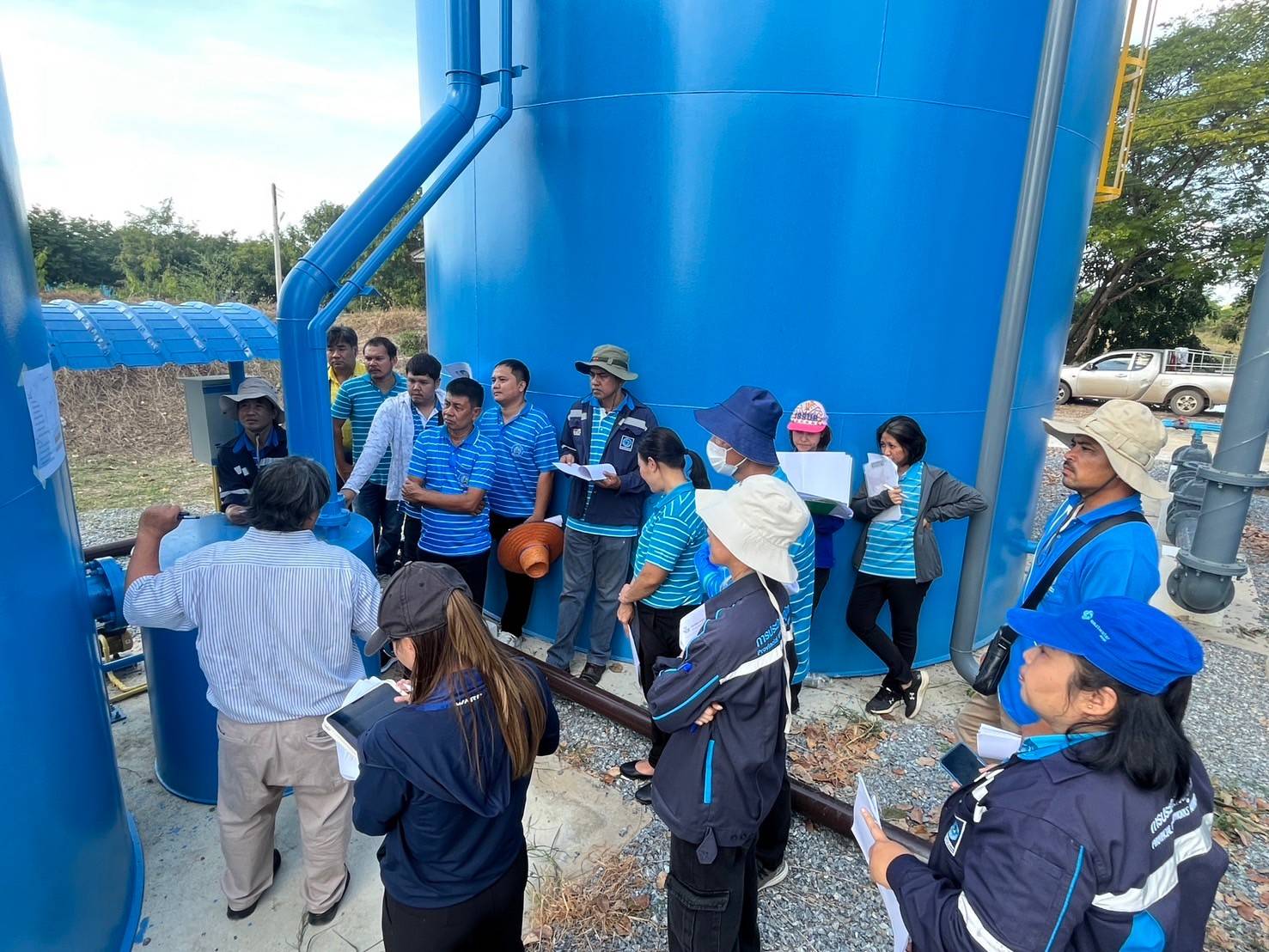 การประปาส่วนภูมิภาคสาขาสุพรรณบุรี จัดการอบรมเชิงปฏิบัติการ OJT โรงกรองน้ำนวัตกรรม 50+50 ลบ.ม./ชม. สถานีผลิตน้ำสวนแตง กปภ.สาขาสุพรรณบุรี