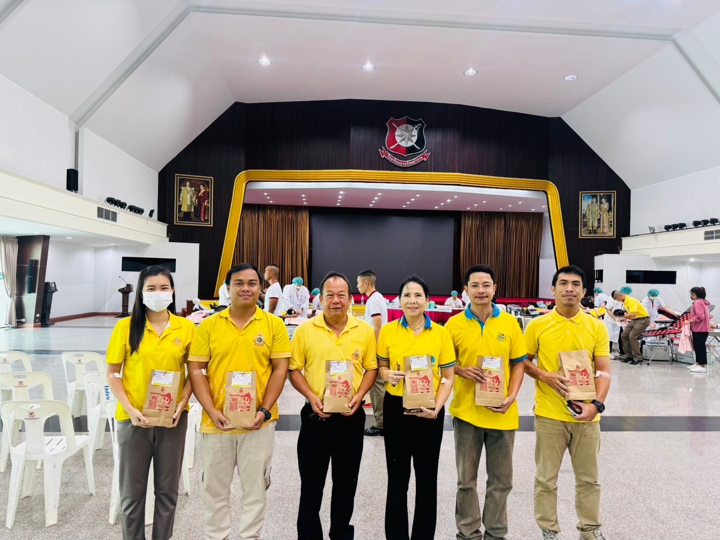 กปภ.สาขาสามพราน ร่วมกิจกรรม โรงเรียนนายร้อยตำรวจบริจาคโลหิตด้วยจิดอาสา