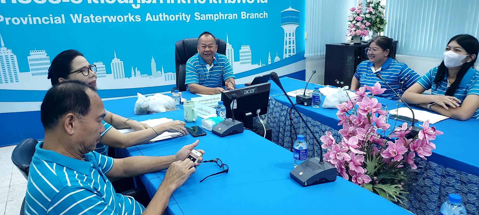 กปภ.สาขาสามพราน จัดกิจกรรม Morning Talk ครั้งที่ 3/2568 ประจำเดือน ธันวาคม 2567