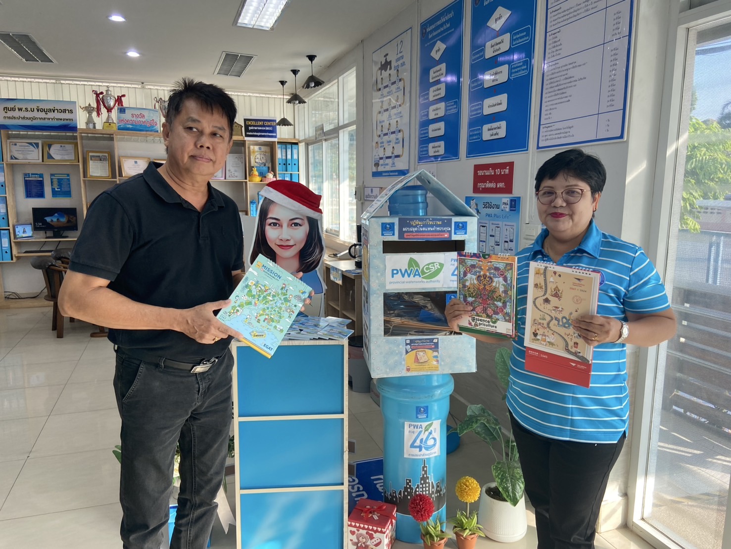 กปภ.สาขากำแพงเพชร ชวนร่วมเป็นสะพานบุญบริจาค ปฏิทินปีเก่า เราขอเพื่อโอกาสทางการศึกษาให้ผู้พิการทางสายตา แค่วันเดียวทะลุกว่า 100 อัน