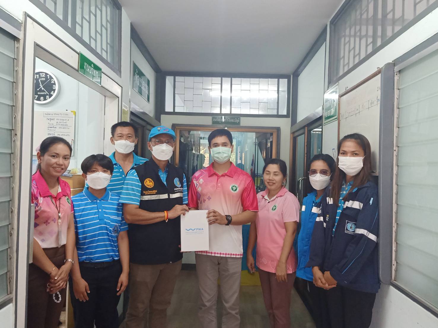 กปภ.สาขาหลังสวน จัดกิจกรรม "โครงการมุ่งมั่นเพื่อปวงชนเติมใจให้กัน" เพื่อเป็นการออกพบลูกค้ารายใหญ่ ครั้งที่ 2/2568 ในพื้นที่ อำเภอละแม จังหวัดชุมพร
