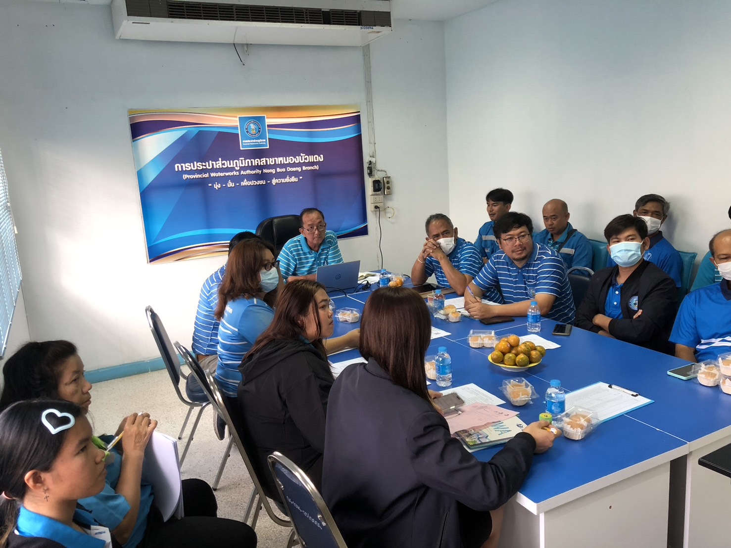 กปภ.สาขาหนองบัวแดง จัดกิจกรรม Morning Talk ครั้งที่ 3/2568 ประจำเดือน กุมภาพันธ์ 2568
