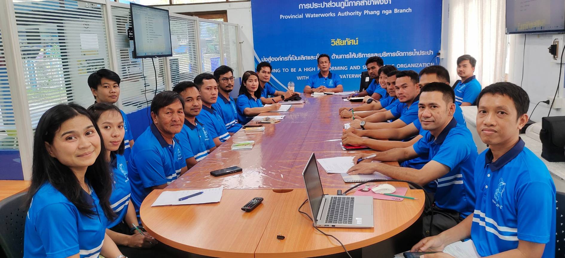 กปภ.สาขาพพังงา จัดกิจกรรมสนทนายามเช้า (Morning Talk) ครั้งที่ 5/2568