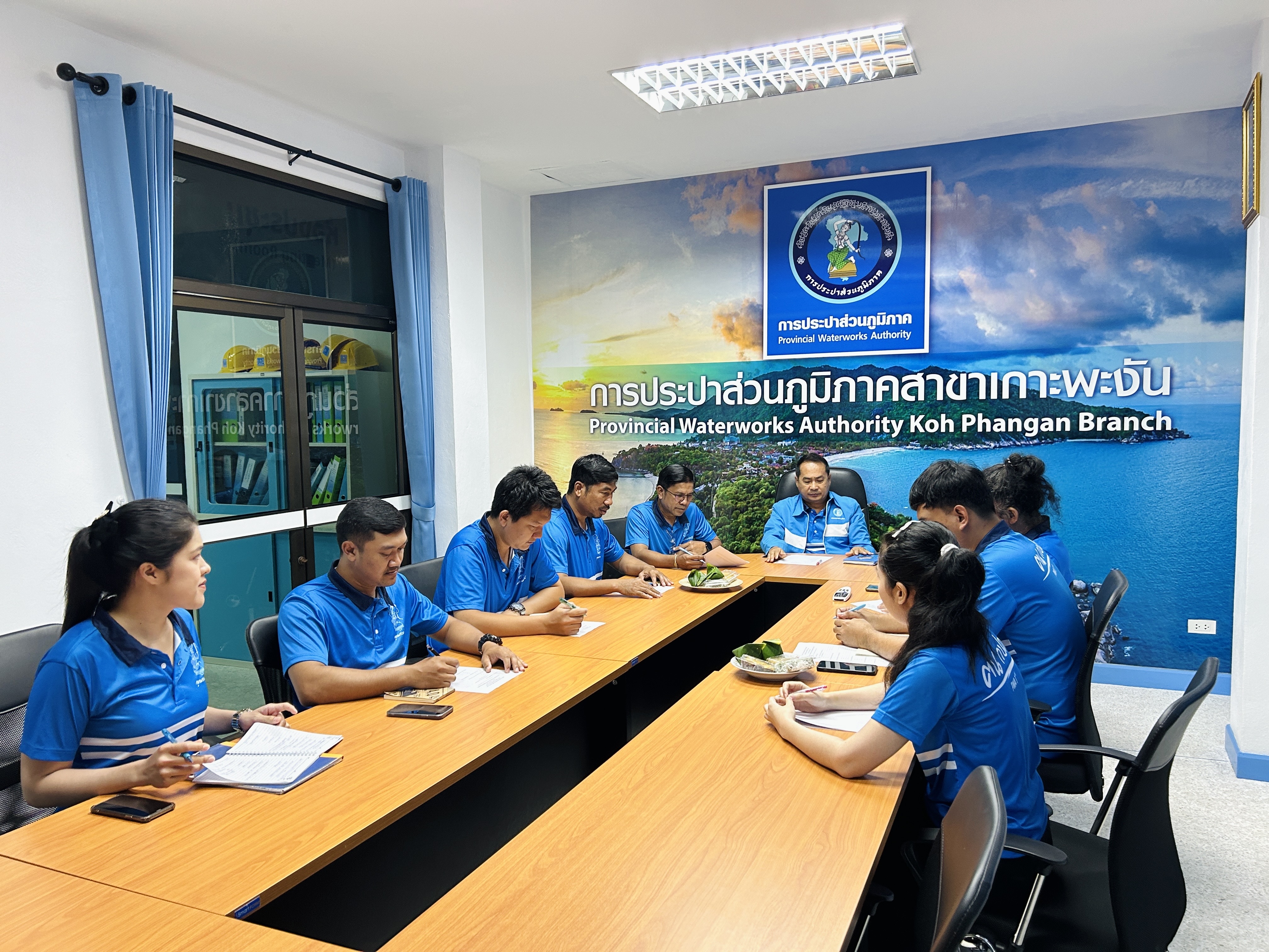 การประปาส่วนภูมิภาคสาขาเกาะพะงัน จัดกิจกรรมสนทนายามเช้า (Morning Talk) ครั้งที่ 6/2568