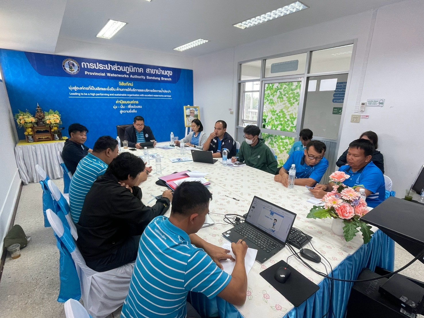 ทีมเทคนิค กปภ.ข.7 ลงพื้นที่ตรวจประเมินโครงการจัดการน้ำสะอาด WSP กปภ.สาขาบ้านดุง และ กปภ.สาขาโพนพิสัย