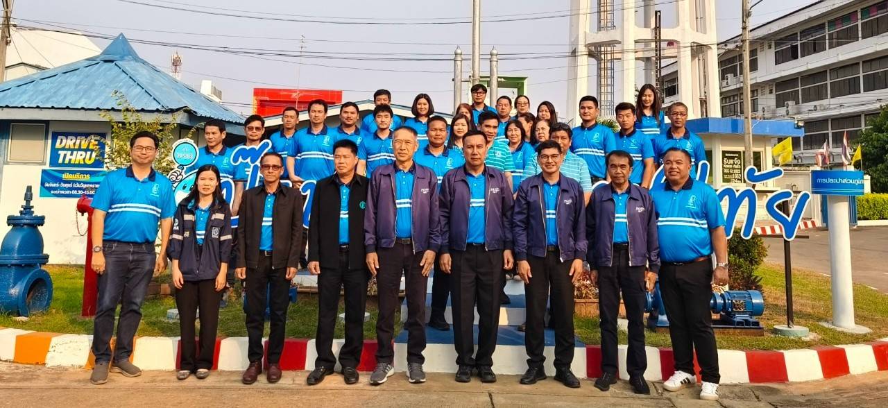 ประธานกรรมการกิจการสัมพันธ์ กปภ. และ รองผู้ว่าการ (ปฏิบัติการ 1) ลงพื้นที่ตรวจเยี่ยม กปภ.สาขาสุโขทัย