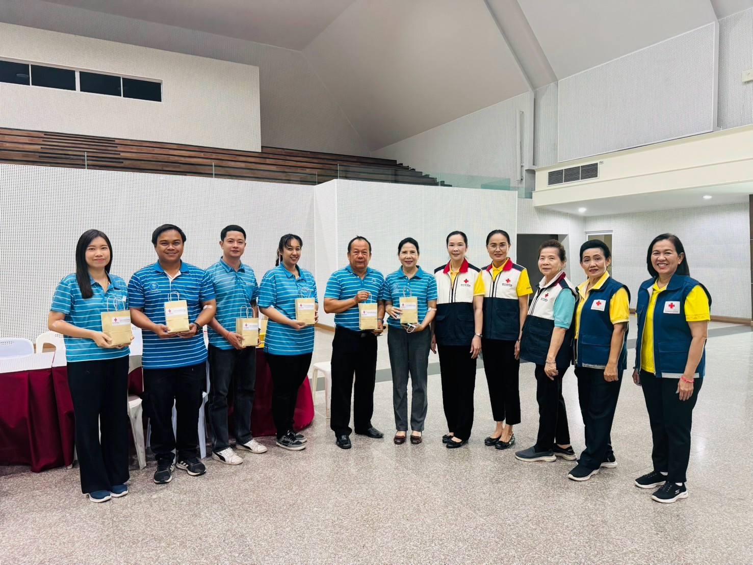 กปภ.สาขาสามพราน เข้าร่วมกิจกรรม โรงเรียนนายร้อยตำรวจบริจาคโลหิตด้วยจิตอาสา