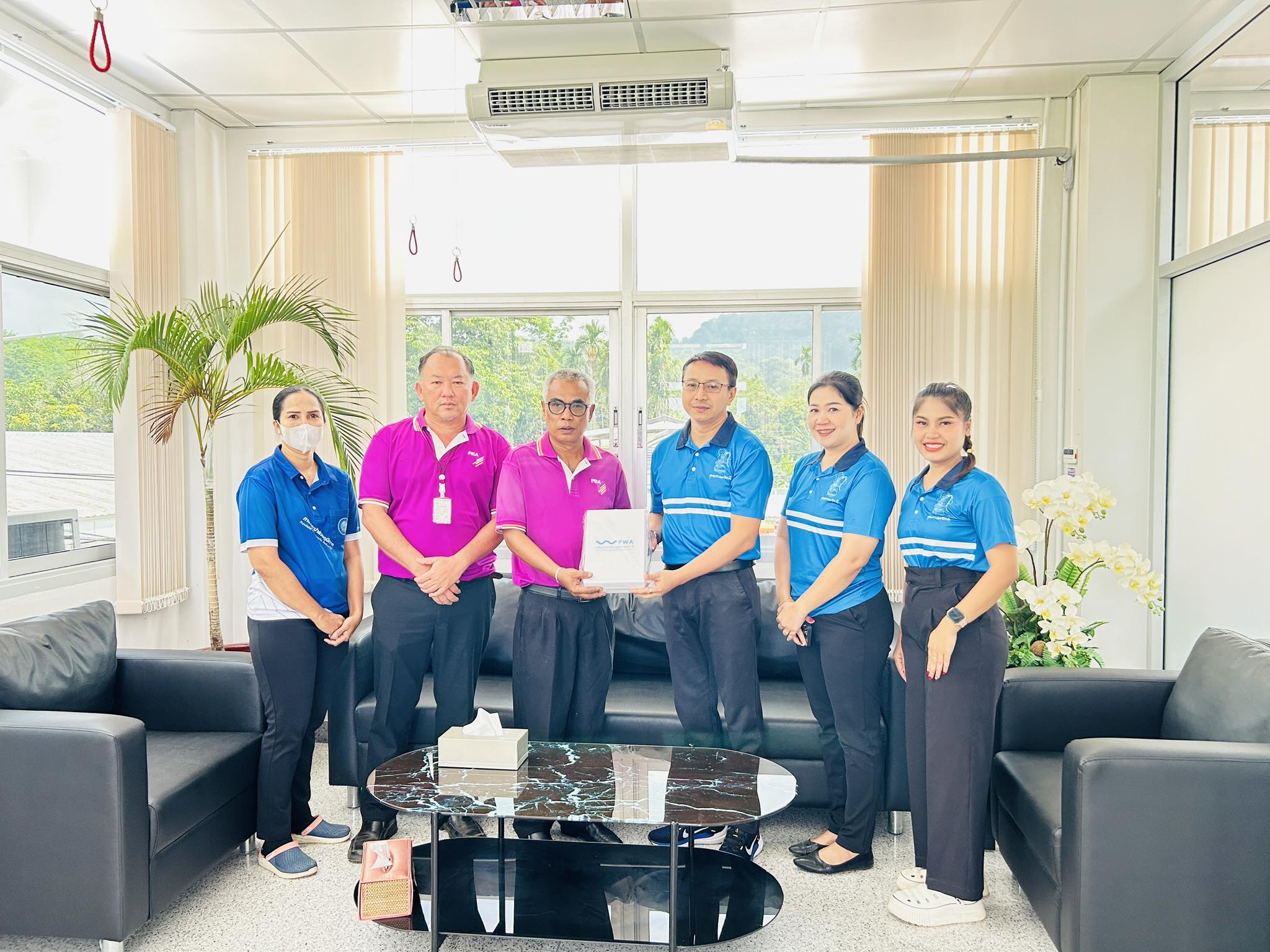 การประปาส่วนภูมิภาคสาขาตะกั่วป่า จัดกิจกรรมโครงการมุ่งมั่นเพื่อปวงชนเติมใจให้กัน เพื่อเป็นการออกพบลูกค้ารายใหญ่