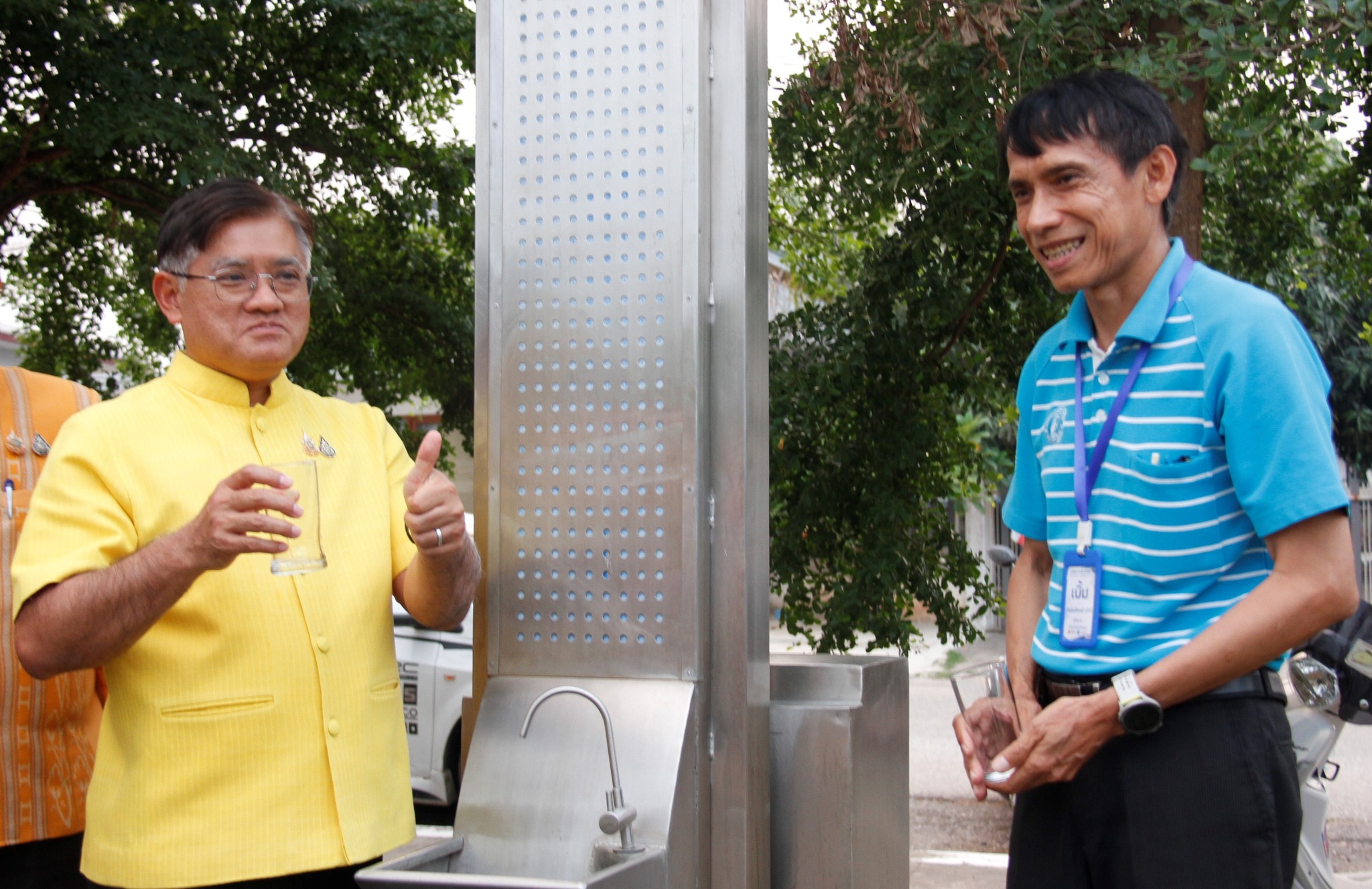 ผู้ว่าราชการจังหวัดเลย และคณะฯ ลงพื้นที่ตรวจเยี่ยมและติดตามโครงการน้ำดื่มสะอาดบริการประชาชน ตามนโยบายของกระทรวงมหาดไทย ณ กปภ.สาขาวังสะพุง
