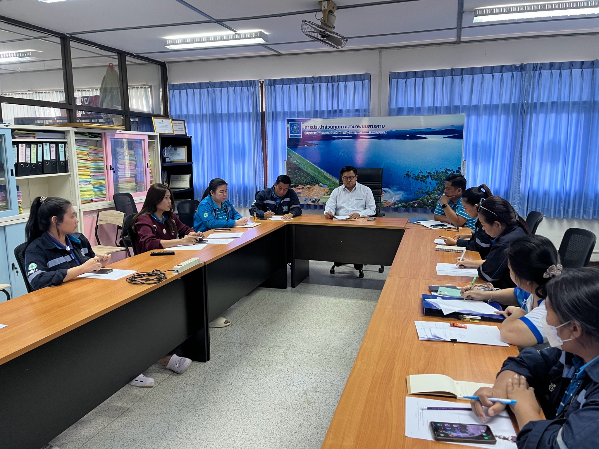 กปภ. สาขาพนมสารคาม จัดกิจกรรมสนทนายามเช้า (Morning Talk) ประจำเดือน กุมภาพันธ์ 2568 ครั้งที่ 5/2568