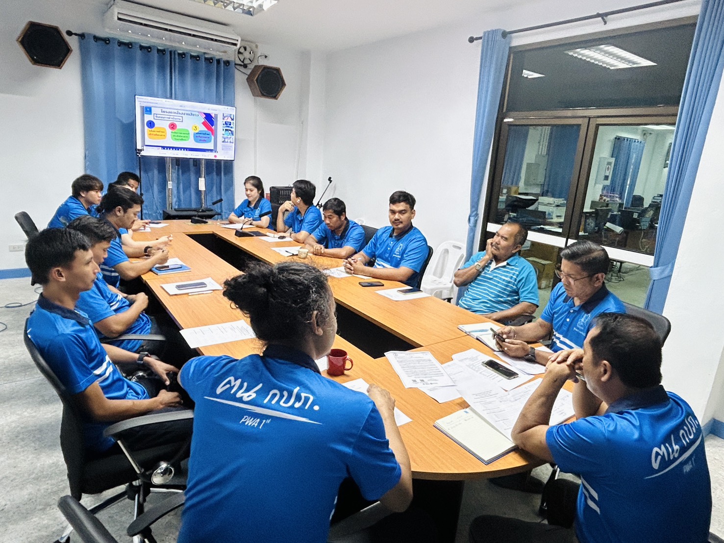 การประปาส่วนภูมิภาคสาขาเกาะพะงัน จัดกิจกรรมสนทนายามเช้า (Morning Talk) ครั้งที่ 7/2568