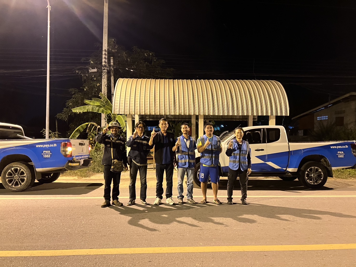 กปภ.สาขากุยบุรี ดำเนินการทดสอบ STEP TEST ค้นหาบริเวณพื้นที่จ่ายน้ำสูงกว่าปกติ ในพื้นที่ DMA-02-ตรงข้ามสถานีตำรวจภูธรกุยบุรี