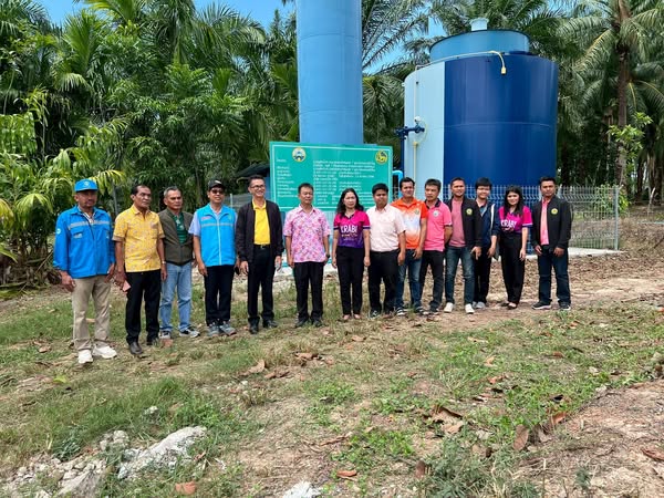 การประปาส่วนภูมิภาคสาขาคลองท่อมเข้าร่วมโครงการน้ำดื่มสะอาดบริการประชาชนของอปท.