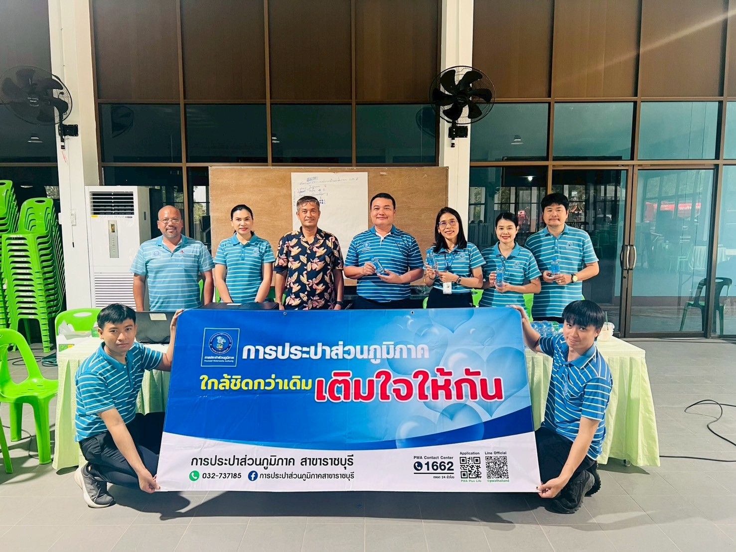 กปภ.สาขาราชบุรี ออกหน่วยให้บริการรับคำร้องขอติดตั้งประปารายใหม่ จำนวน 69 รายในพื้นที่ หมู่ 1 ตำบลหินกอง